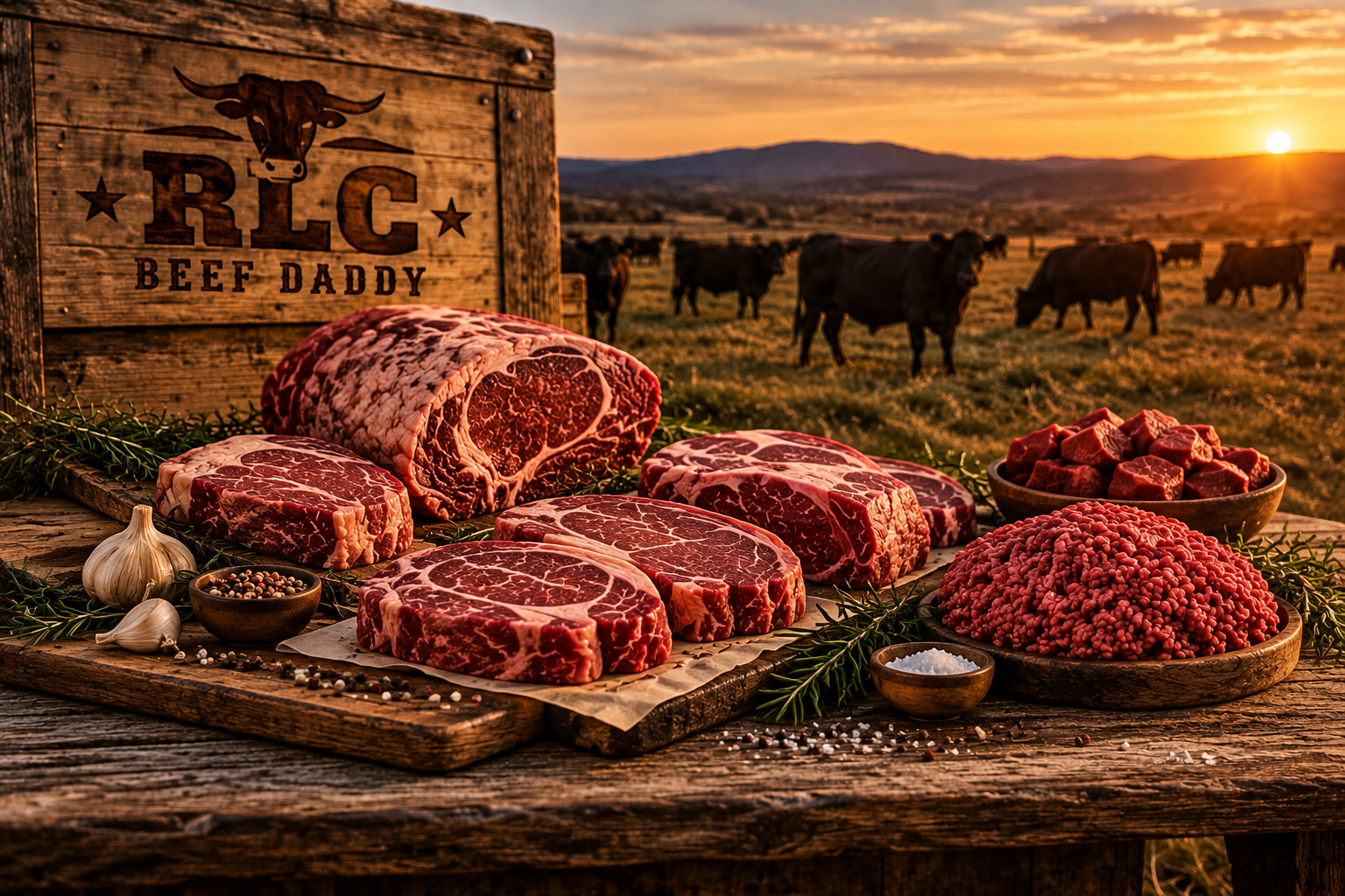 Half Beef selection from RLC Beef Daddy