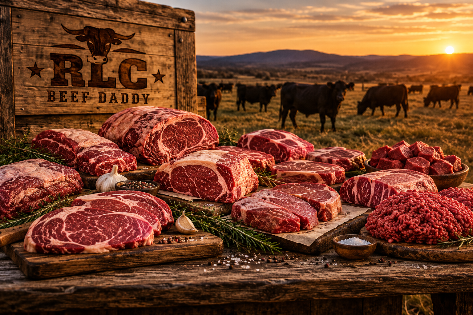 Whole Beef selection from RLC Beef Daddy